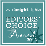 Two_Bright_Lights- 2013 badge_teal_big Two Bright Lights Editor's Choice Award 2013
