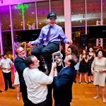 Man of the hour Zach having fun doing The Hora!
